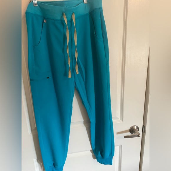 Figs set teal (XS caterina top, S zamora jogger) - Picture 3 of 3